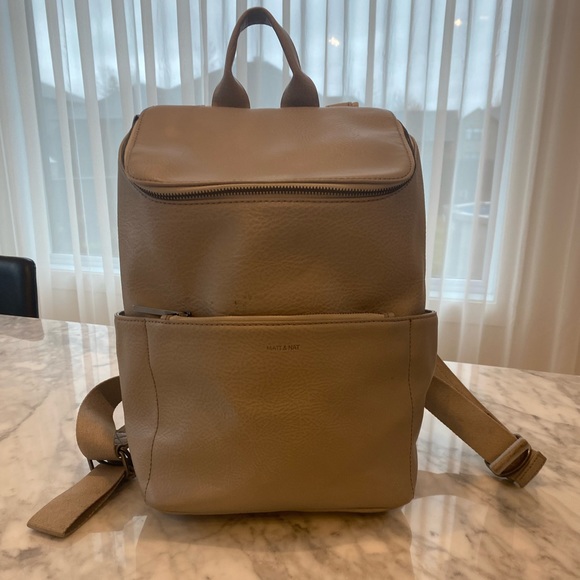 Sac à dos en cuir vegan Matt & Natt - Picture 2 of 4